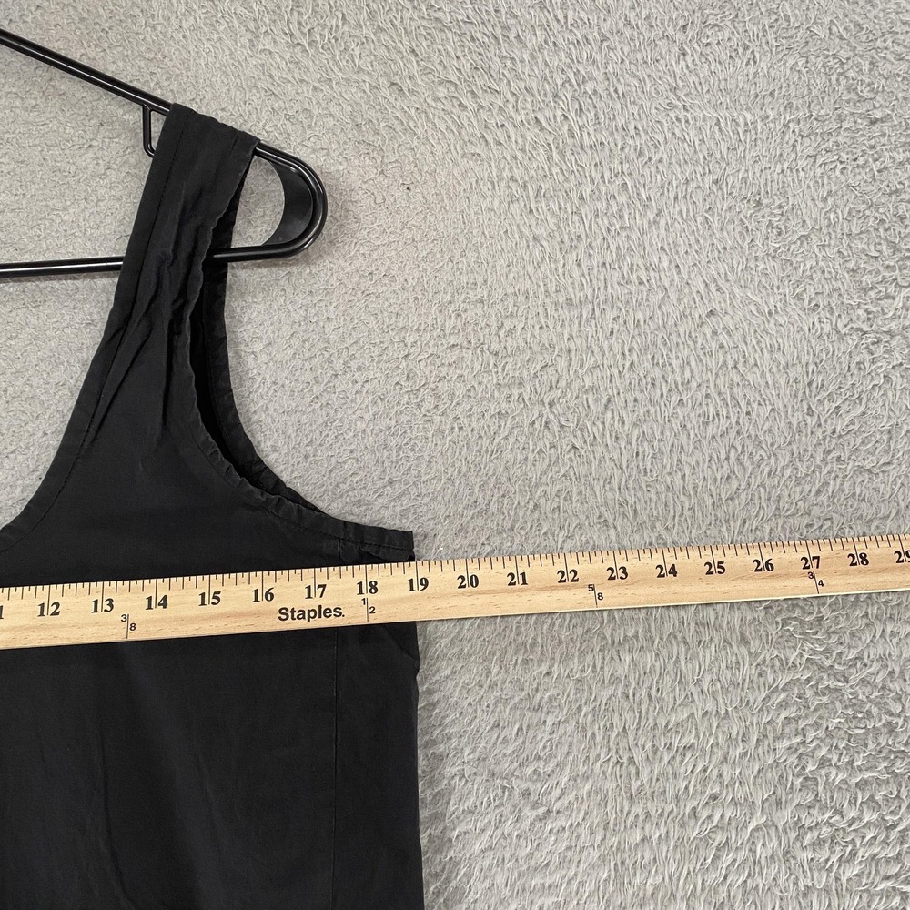Everlane Tank Maxi Dress Womens M Black 100% Cotton Scoop Neck Minimalist - Picture 4 of 12